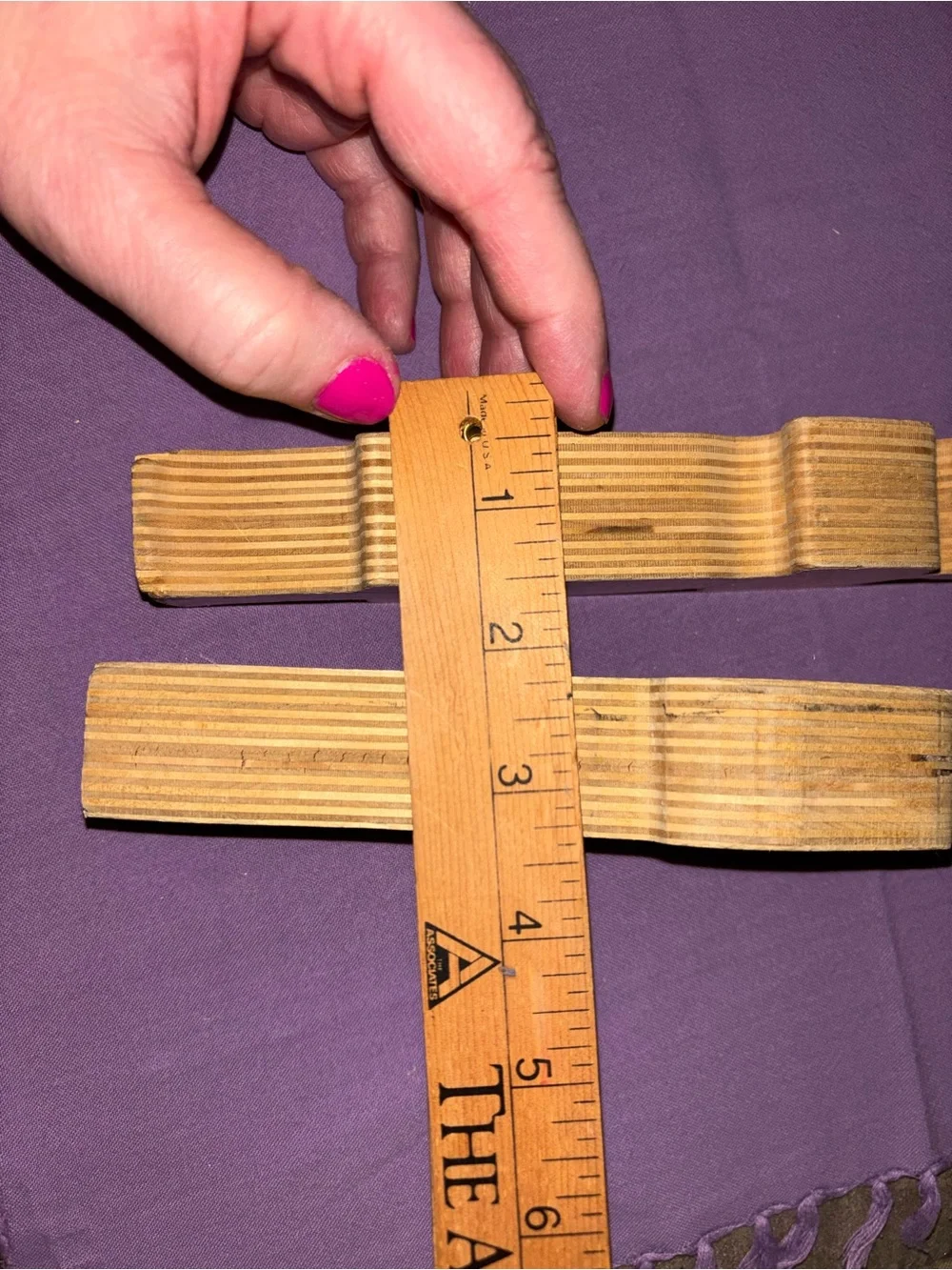 Vintage Guidecraft Wooden Wedgie Career People
